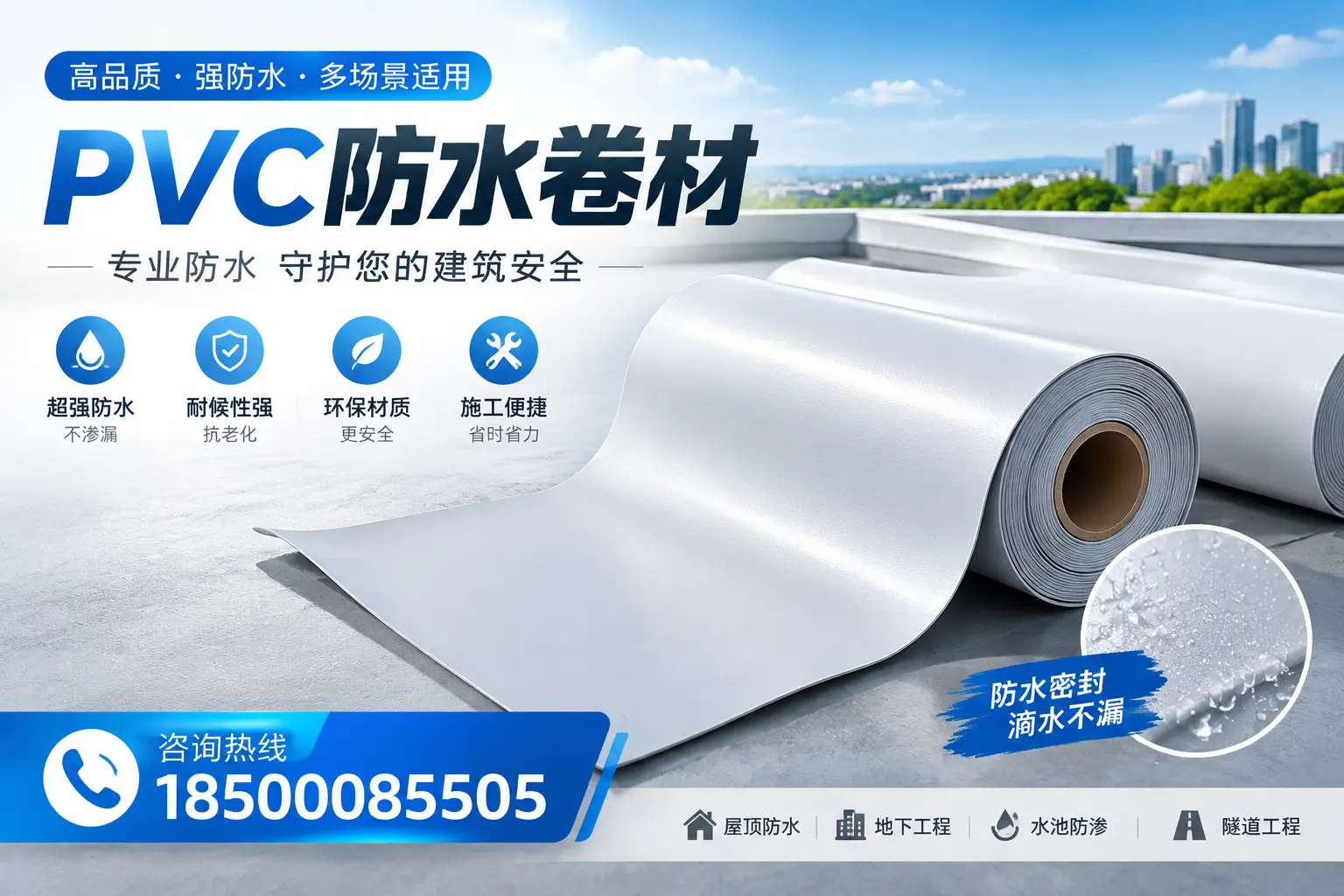PVC防水卷材的市场竞争分析，铜陵品牌选择参考